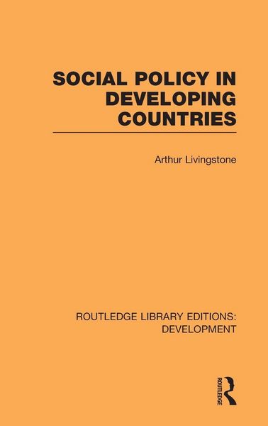 Produktbild: Social Policy in Developing Countries