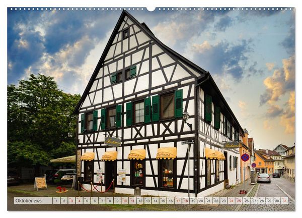 Produktbild: G&ouml;ppingen Impressionen (Wandkalender 2026 DIN A2 quer), CALVENDO Monatskalender