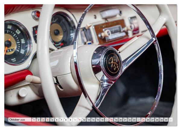 Produktbild: Einsteigen, bitte! - Innenansichten automobiler Ikonen (Wandkalender 2026 DIN A2 quer), CALVENDO Monatskalender