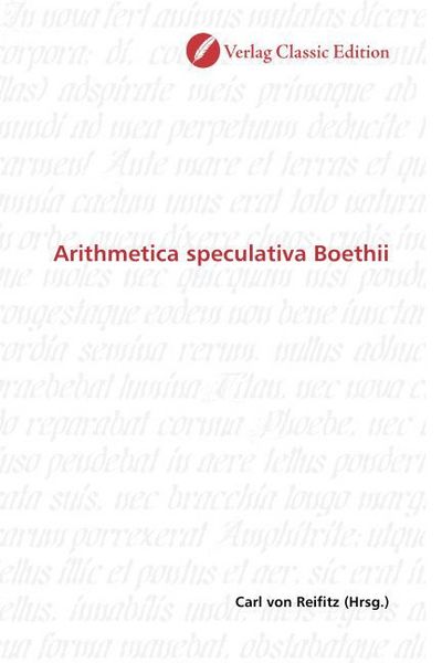 Produktbild: Arithmetica speculativa Boethii
