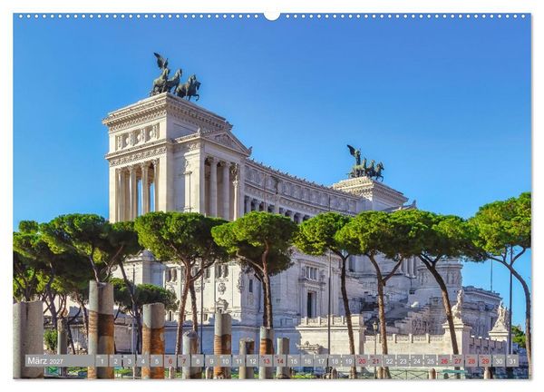 Produktbild: Rom - Ewige Stadt am Tiber (hochwertiger Premium Wandkalender 2027 DIN A2 quer), Kunstdruck in Hochglanz