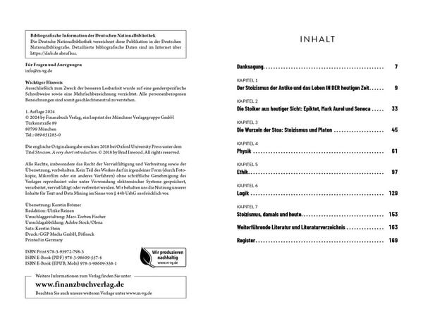 Produktbild: Stoizismus f&uuml;r Eilige