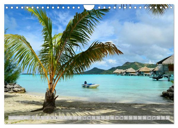 Produktbild: Bora Bora - Str&auml;nde und Landschaften (Wandkalender 2026 DIN A4 quer), CALVENDO Monatskalender