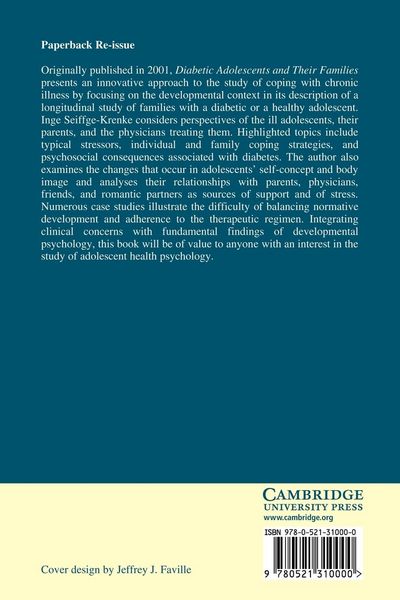 Produktbild: Diabetic Adolescents and Their Families