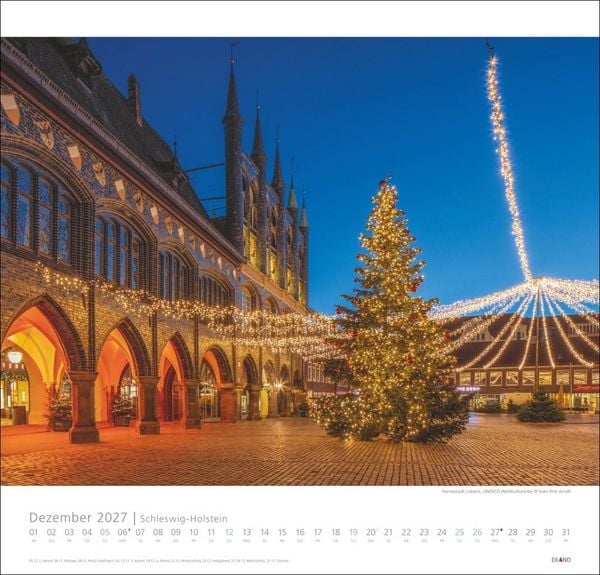 Produktbild: Schleswig-Holstein Edition Kalender 2027 - Land zwischen den Meeren
