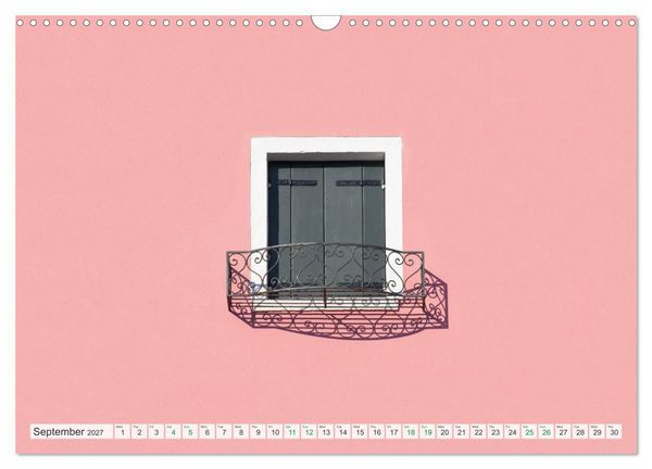 Produktbild: Burano and Minimalism (Wall Calendar 2027 DIN A3 landscape), CALVENDO 12 Month Wall Calendar