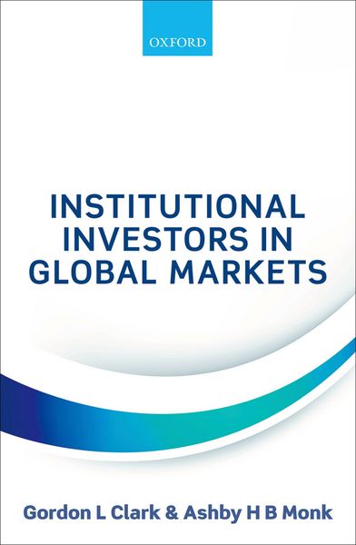 Produktbild: Institutional Investors in Global Markets