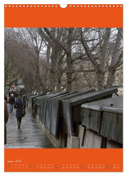 Produktbild: Paris et ses bouquinistes (Calendrier mural 2026 DIN A3 horizontal), CALVENDO calendrier mensuel