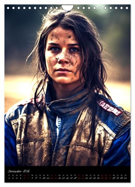 Produktbild: Dirt Race Girls (Wandkalender 2026 DIN A4 hoch), CALVENDO Monatskalender