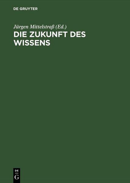 Produktbild: Die Zukunft des Wissens