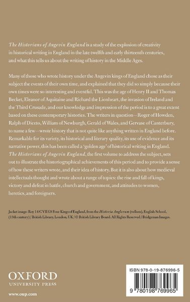 Produktbild: Historians Of Angevin England C
