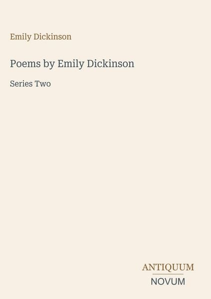 Produktbild: Poems by Emily Dickinson