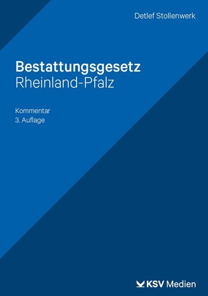 Produktbild: Bestattungsgesetz Rheinland-Pfalz