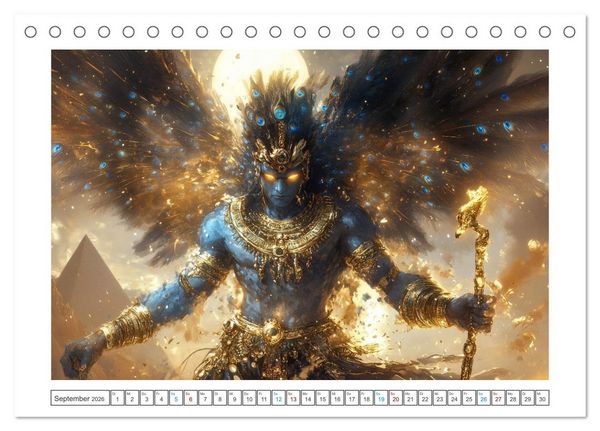 Produktbild: Die G&ouml;tter des Nils (Tischkalender 2026 DIN A5 quer), CALVENDO Monatskalender