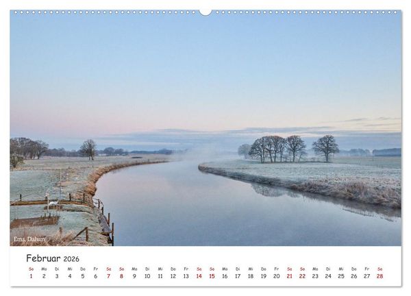 Produktbild: Emsland Impressionen (hochwertiger Premium Wandkalender 2026 DIN A2 quer), Kunstdruck in Hochglanz