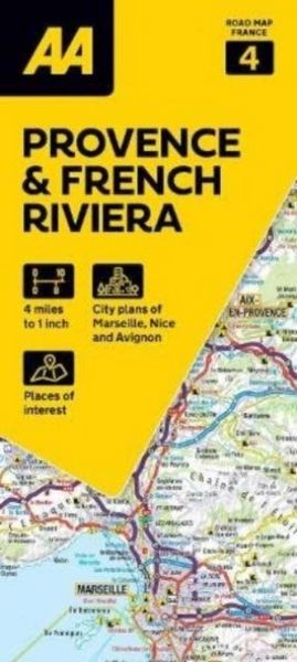 Produktbild: AA Road Map Provence & French Riviera