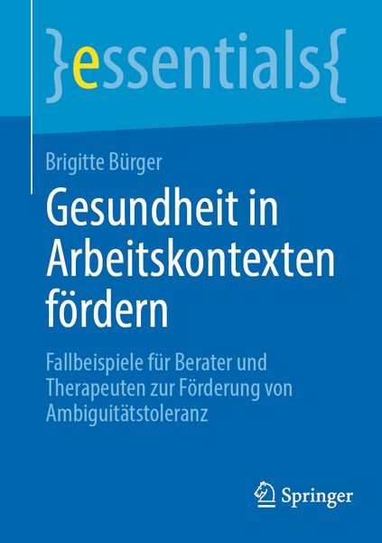 Produktbild: Gesundheit in Arbeitskontexten f&ouml;rdern