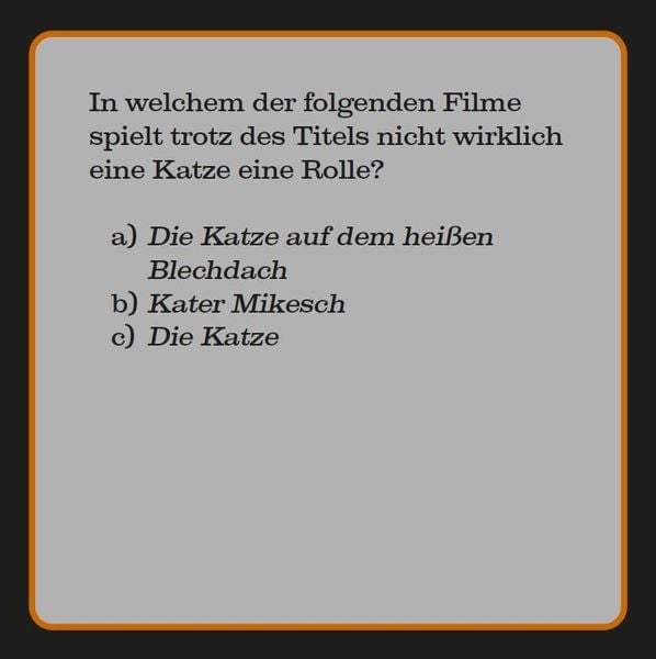 Produktbild: Das Katzen-Quiz (Neuauflage)