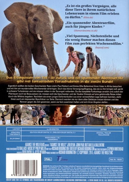 Produktbild: Kleine Helden, gro&szlig;e Wildnis 2 - Against the Wild