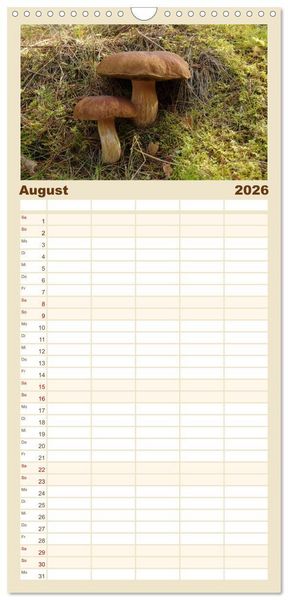 Produktbild: Familienplaner 2026 - Schwedens V&auml;rmland mit 5 Spalten (Wandkalender, 21 x 45 cm) CALVENDO