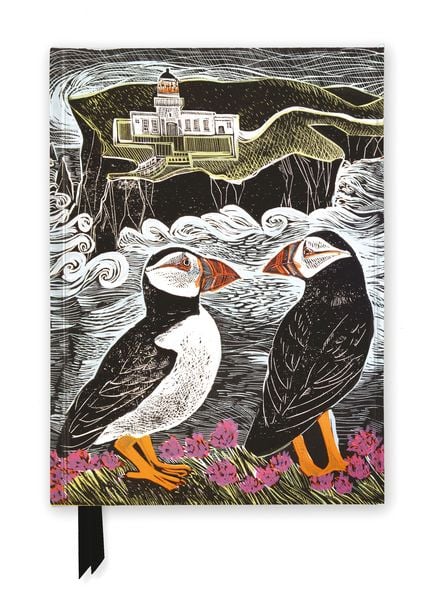 Produktbild: Premium Notizbuch DIN A5: Angela Harding, Fair Isle Papageientaucher