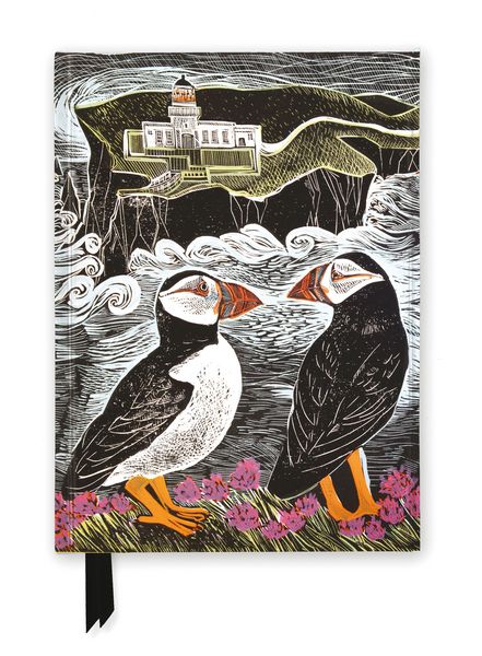 Produktbild: Premium Notizbuch DIN A5: Angela Harding, Fair Isle Papageientaucher
