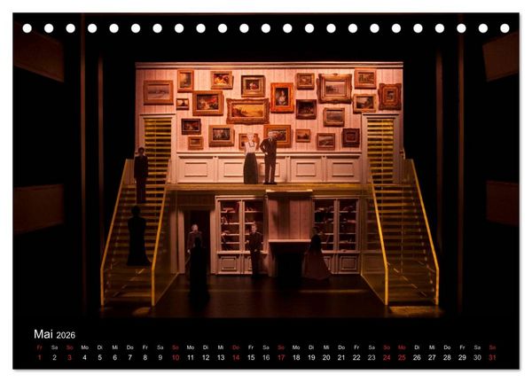 Produktbild: FASZINIERENDE THEATERR&Auml;UME (Tischkalender 2026 DIN A5 quer), CALVENDO Monatskalender