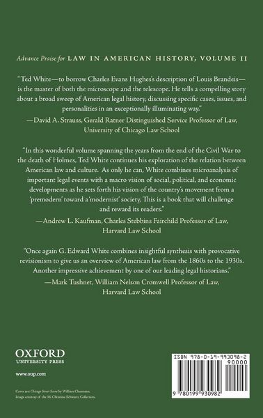 Produktbild: LAW IN AMER HIST, V2 FROM 1865-1929 C