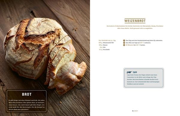 Brot backen in Perfektion mit Hefe