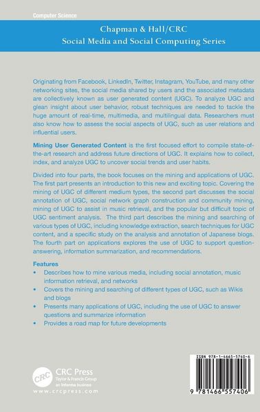 Produktbild: Mining User Generated Content