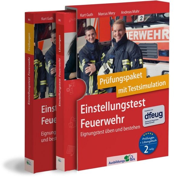 Produktbild: Einstellungstest Feuerwehr: Pr&uuml;fungspaket mit Testsimulation
