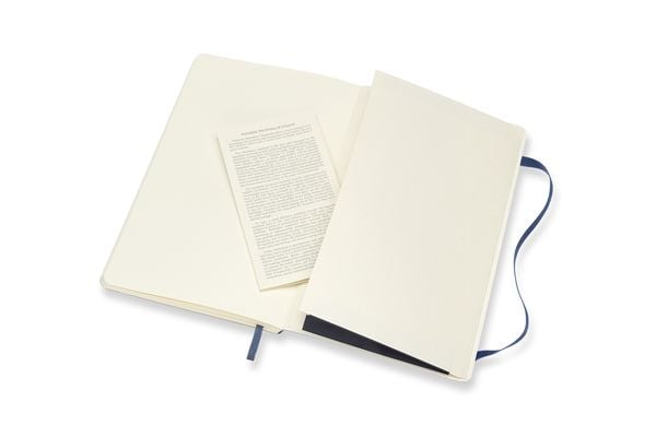 Produktbild: MOLESKINE NOTIZBUCH L/A5, PUNKTRASTER, SOFT COVER, SAPHIR