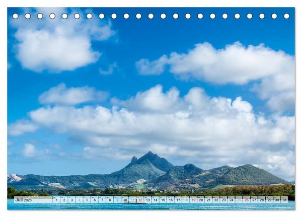 Produktbild: Mauritius - Perle im Indischen Ozean (Tischkalender 2026 DIN A5 quer), CALVENDO Monatskalender