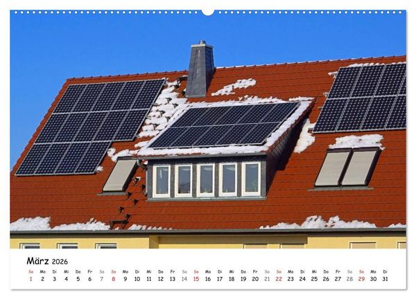 Produktbild: Erneuerbare Energien (hochwertiger Premium Wandkalender 2026 DIN A2 quer), Kunstdruck in Hochglanz
