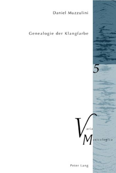 Produktbild: Genealogie der Klangfarbe