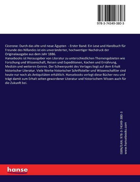 Produktbild: Cicerone: Durch das alte und neue &Auml;gypten