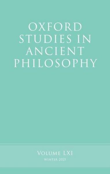 Produktbild: Oxford Studies in Ancient Philosophy, Volume 61