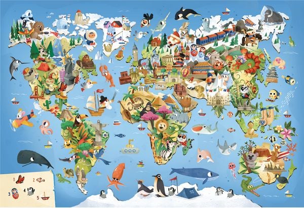 Produktbild: Die Welt. Meine Erste Puzzle Box