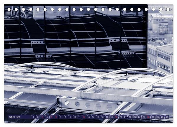 Produktbild: Abstrakte Architektur (Tischkalender 2026 DIN A5 quer), CALVENDO Monatskalender