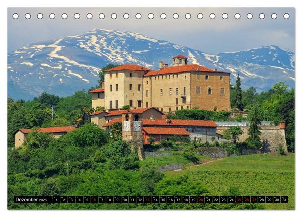 Produktbild: Piemont (Tischkalender 2026 DIN A5 quer), CALVENDO Monatskalender
