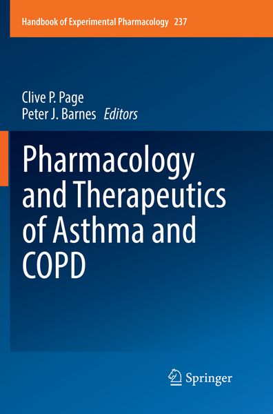 Produktbild: Pharmacology and Therapeutics of Asthma and COPD