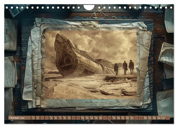 Produktbild: Verloren geglaubte Arch&auml;ologie (Wandkalender 2026 DIN A4 quer), CALVENDO Monatskalender