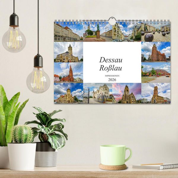 Produktbild: Dessau Ro&szlig;lau Impressionen (Wandkalender 2026 DIN A4 quer), CALVENDO Monatskalender