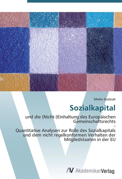 Sozialkapital, Taschenbuch von Meike Dudziak, AV Akademikerverlag, 9783639438246