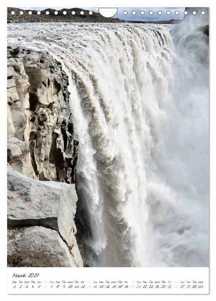 Produktbild: Iceland Calendar 2027 - Discover unique nature - UK Version (Wall Calendar 2027 DIN A4 portrait), CALVENDO 12 Month Wall Calendar