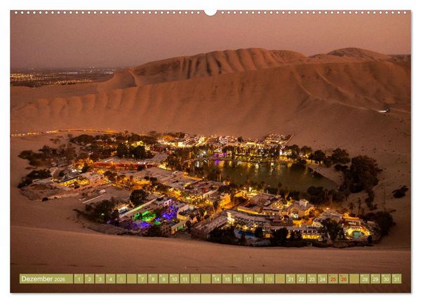 Produktbild: Peru - Bunte Vielfalt von Machu Picchu bis zur Atacama W&uuml;ste (Wandkalender 2026 DIN A2 quer), CALVENDO Monatskalender