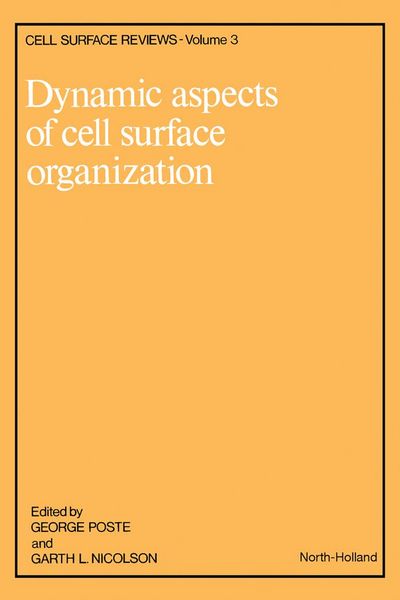 Produktbild: Dynamic Aspects of Cell Surface Organization