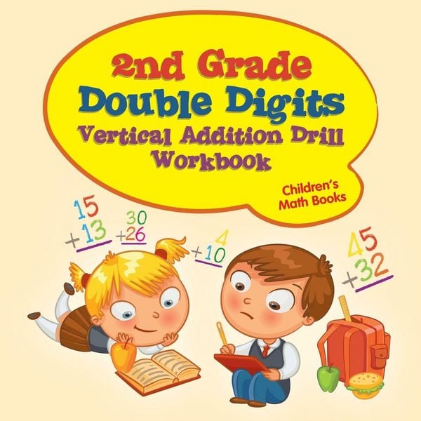 Produktbild: 2nd Grade Double Digits Vertical Addition Drill Workbook | Children's Math Books
