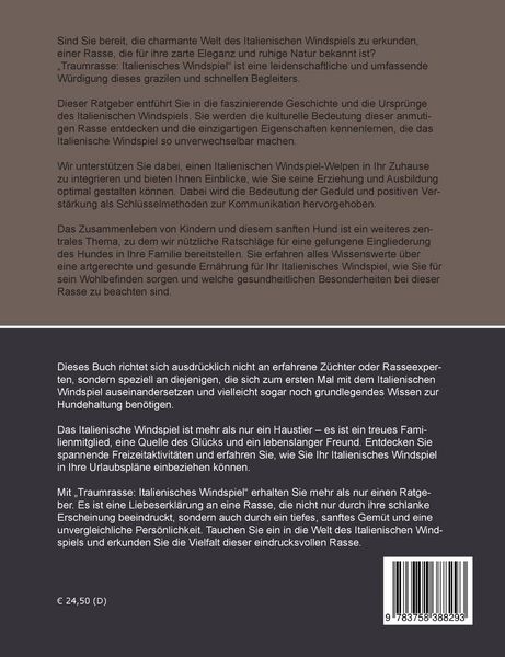 Produktbild: Traumrasse Italienisches Windspiel