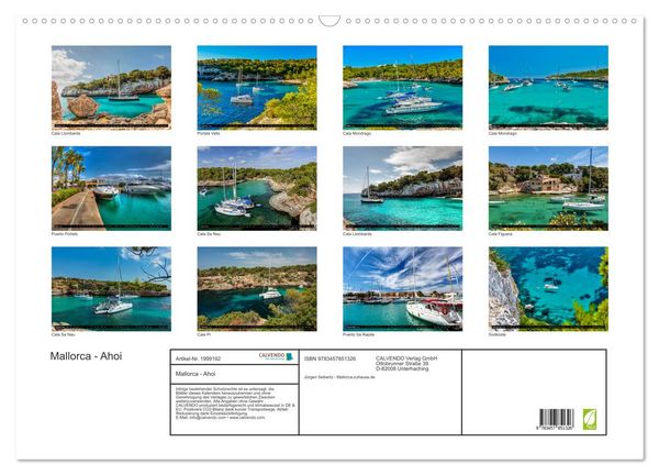 Produktbild: Mallorca - Ahoi (Wandkalender 2026 DIN A2 quer), CALVENDO Monatskalender